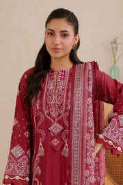 Zellbury Summer Embroidered Lawn Unstitched 3Pc Suit WUS26E30655