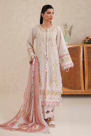 Zellbury Summer Embroidered Lawn Unstitched 3Pc Suit WUS26E30659