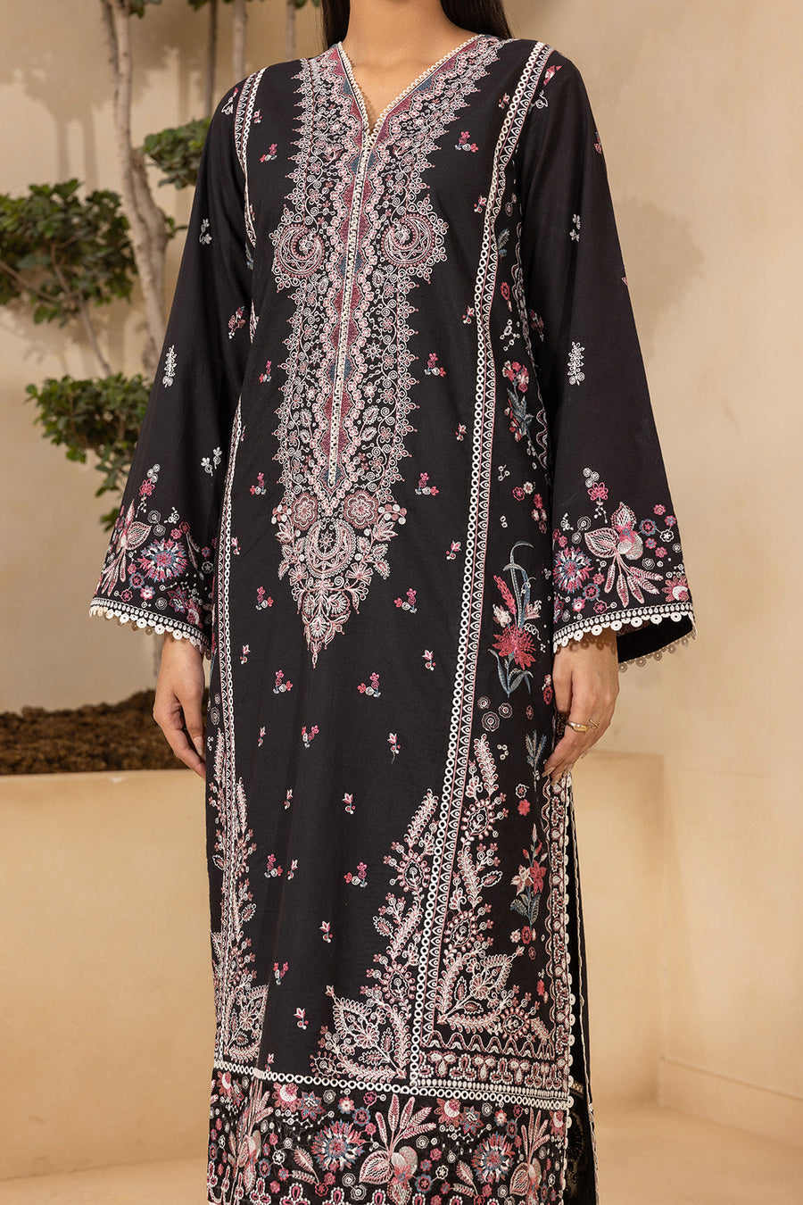 Zellbury Summer Embroidered Jacquard Unstitched 3Pc Suit WUS26E30660