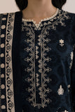 Zellbury Monochrome Embroidered Lawn Unstitched 3Pc Suit WUS26E30710