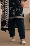 Zellbury Monochrome Embroidered Lawn Unstitched 3Pc Suit WUS26E30710