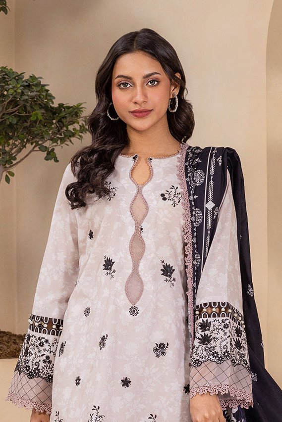 Zellbury Summer Embroidered Lawn Unstitched 3Pc Suit WUS26E30782