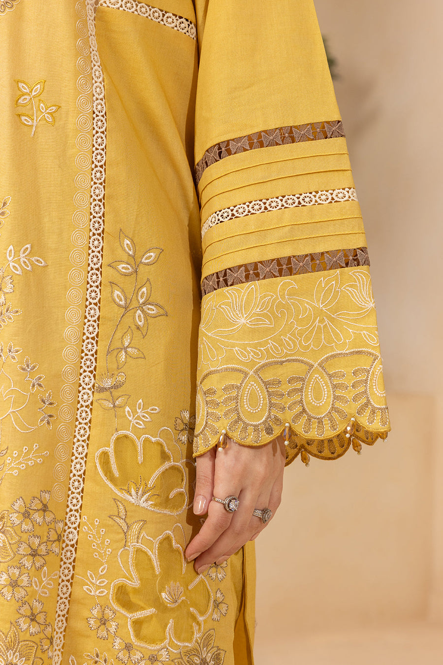 Zellbury Summer Embroidered Lawn Unstitched 3Pc Suit WUS26E30785