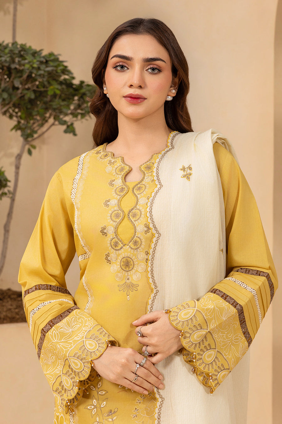 Zellbury Summer Embroidered Lawn Unstitched 3Pc Suit WUS26E30785