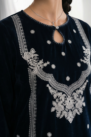 Zellbury Monochrome Embroidered Lawn Unstitched 3Pc Suit WUS26E31105