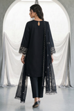 Zellbury Monochrome Embroidered Lawn Unstitched 3Pc Suit WUS26E31105
