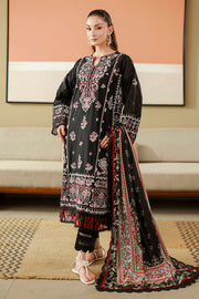 Zellbury Chikankari Embroidered Cotton Unstitched 3Pc Suit WUS26E34076