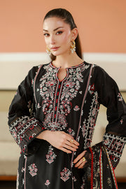 Zellbury Chikankari Embroidered Cotton Unstitched 3Pc Suit WUS26E34076