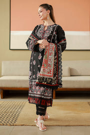 Zellbury Chikankari Embroidered Cotton Unstitched 3Pc Suit WUS26E34076