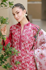 Zellbury Chikankari Embroidered Cotton Unstitched 3Pc Suit WUS26E34078