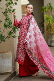 Zellbury Chikankari Embroidered Cotton Unstitched 3Pc Suit WUS26E34078