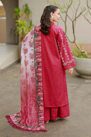Zellbury Chikankari Embroidered Cotton Unstitched 3Pc Suit WUS26E34078