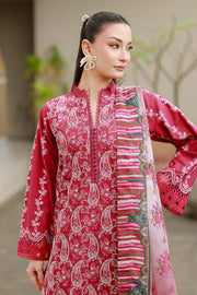 Zellbury Chikankari Embroidered Cotton Unstitched 3Pc Suit WUS26E34078