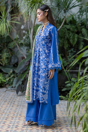 Zellbury Chikankari Embroidered Cotton Unstitched 3Pc Suit WUS26E34079