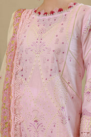 Zellbury Chikankari Embroidered Cotton Unstitched 3Pc Suit WUS26E34080