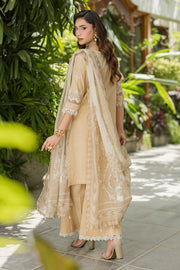 Zellbury Chikankari Embroidered Cotton Unstitched 3Pc Suit WUS26E34081