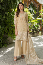 Zellbury Chikankari Embroidered Cotton Unstitched 3Pc Suit WUS26E34081