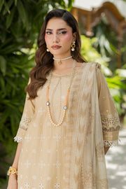 Zellbury Chikankari Embroidered Cotton Unstitched 3Pc Suit WUS26E34081