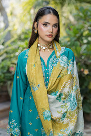 Zellbury Chikankari Embroidered Cotton Unstitched 3Pc Suit WUS26E34083