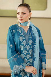Zellbury Chikankari Embroidered Cotton Unstitched 3Pc Suit WUS26E34084