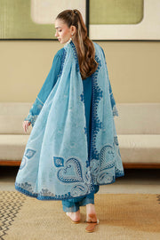 Zellbury Chikankari Embroidered Cotton Unstitched 3Pc Suit WUS26E34084