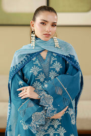 Zellbury Chikankari Embroidered Cotton Unstitched 3Pc Suit WUS26E34084