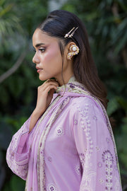 Zellbury Chikankari Embroidered Cotton Unstitched 3Pc Suit WUS26E34085