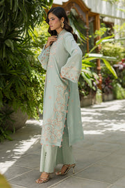 Zellbury Chikankari Embroidered Cotton Unstitched 3Pc Suit WUS26E34086