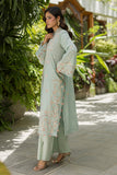 Zellbury Chikankari Embroidered Cotton Unstitched 3Pc Suit WUS26E34086