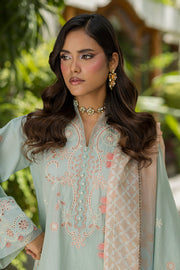 Zellbury Chikankari Embroidered Cotton Unstitched 3Pc Suit WUS26E34086