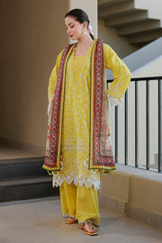 Zellbury Chikankari Embroidered Cotton Unstitched 3Pc Suit WUS26E34087