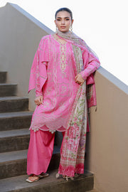Zellbury Chikankari Embroidered Cotton Unstitched 3Pc Suit WUS26E34089