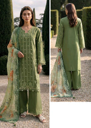 Zellbury Chikankari Embroidered Cotton Unstitched 3Pc Suit WUS26E34090