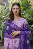 Zellbury Chikankari Embroidered Cotton Unstitched 3Pc Suit WUS26E34093
