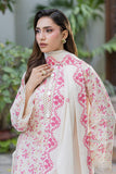 Zellbury Chikankari Embroidered Cotton Unstitched 3Pc Suit WUS26E34096