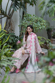 Zellbury Chikankari Embroidered Cotton Unstitched 3Pc Suit WUS26E34096