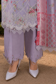 Zellbury Chikankari Embroidered Cotton Unstitched 3Pc Suit WUS26E34097