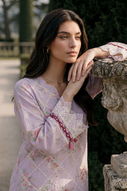 Zellbury Chikankari Embroidered Cotton Unstitched 3Pc Suit WUS26E34097