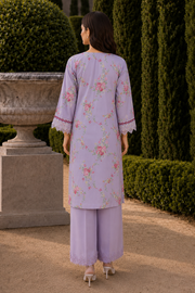 Zellbury Chikankari Embroidered Cotton Unstitched 3Pc Suit WUS26E34097
