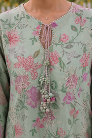 Zellbury Chikankari Embroidered Cotton Unstitched 3Pc Suit WUS26E34098