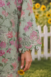 Zellbury Chikankari Embroidered Cotton Unstitched 3Pc Suit WUS26E34098