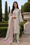 Zellbury Chikankari Embroidered Cotton Unstitched 3Pc Suit WUS26E34098