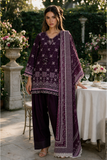Zellbury Chikankari Embroidered Cotton Unstitched 3Pc Suit WUS26E34101