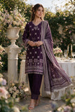 Zellbury Chikankari Embroidered Cotton Unstitched 3Pc Suit WUS26E34101