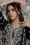 Zellbury Chikankari Embroidered Cotton Unstitched 3Pc Suit WUS26E34106