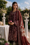 Zellbury Chikankari Embroidered Cotton Unstitched 3Pc Suit WUS26E34107