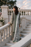 Zellbury Chikankari Embroidered Cotton Unstitched 3Pc Suit WUS26E34108