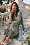 Zellbury Chikankari Embroidered Cotton Unstitched 3Pc Suit WUS26E34108