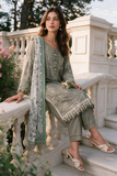 Zellbury Chikankari Embroidered Cotton Unstitched 3Pc Suit WUS26E34108