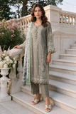Zellbury Chikankari Embroidered Cotton Unstitched 3Pc Suit WUS26E34108